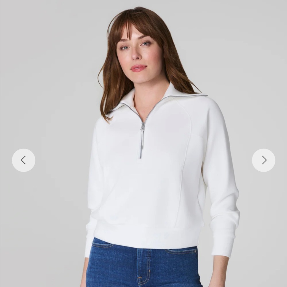 SPANX AirEssentials Half Zip Sz Large